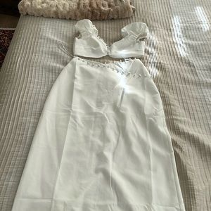 Sabo skirt - Cabo button top & midi skirt (small bottom + xs top)